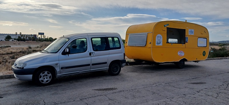 Traslado de caravanas