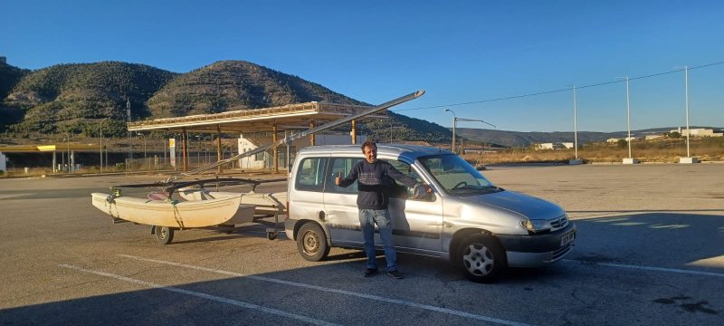 transporte de un catamaran murcia castellon por carretera