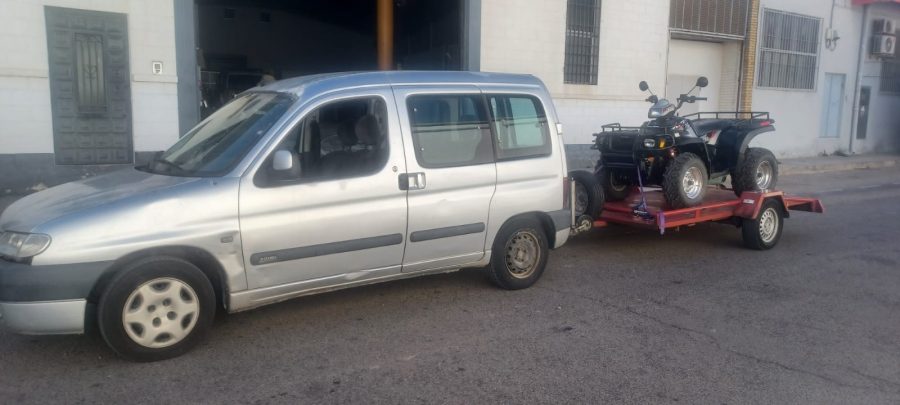 Transporte de un quad desde Valencia a Castellón