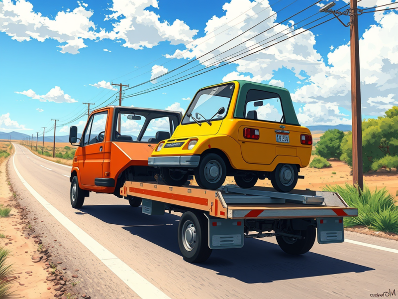 Transporte de coches sin carnet en&nbsp;plataforma