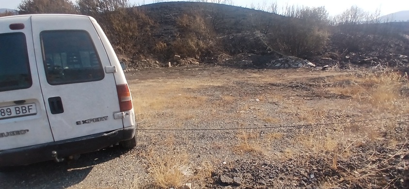 incendio en ourense yendo a por la mudanza 